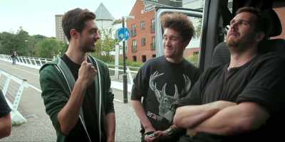 -There you go, we've done it!
Done Norwich.
-Can we leave now? - Bastille ReOrchestrated