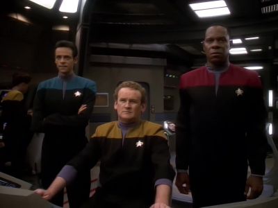 - There she goes.
- Goodbye, Jadzia. - Star Trek: Deep Space Nine