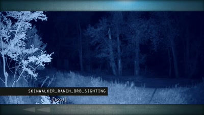There it goes in front of those
trees and behind that tree. - Beyond Skinwalker Ranch