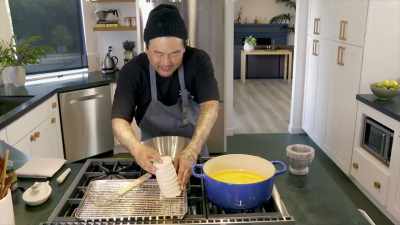 - There. - [groans] - Selena + Chef