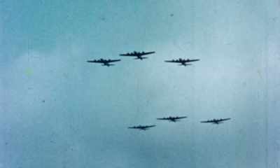 There was hardly any
air intervention by the Luftwaffe - The Bloody Hundredth