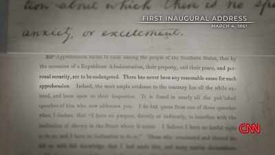 THERE HAS NEVER BEEN ANY
REASONABLE CAUSE FOR SUCH - Lincoln: Divided We Stand