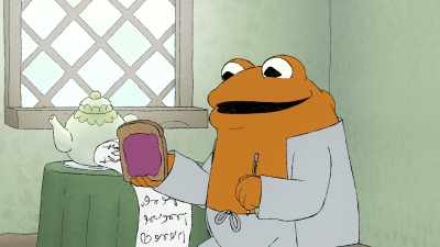 There. I can cross off "Make breakfast."What is next? - Frog and Toad