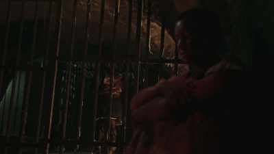 There I saw an old man, Who
wouldn't say his prayers, - Witch