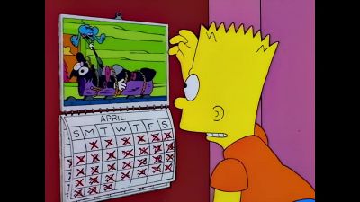 There.
If I can just get through - The Simpsons