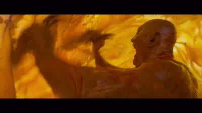 There is a cut on its neck. - Guardians of the Galaxy Vol  2
