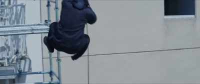 There he is. Balcony side. - THE FABLE: The Killer Who Doesn't Kill