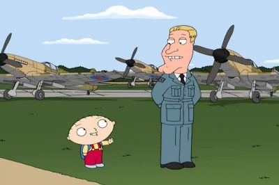 There it is. Berlin. - Family Guy