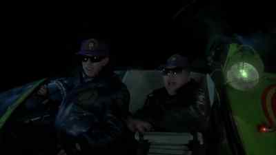 There he is! Down there! Go down! - Batman