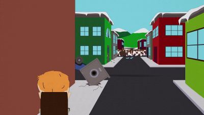 There he is.
Kill him! Kill him! - South Park