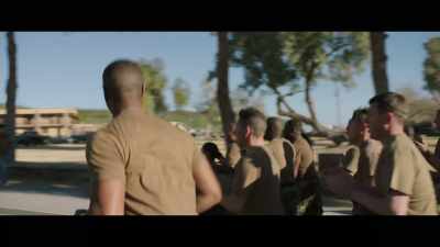 -There it is. Let him hear it!
-[soldiers] Hard work work. - A Journal for Jordan