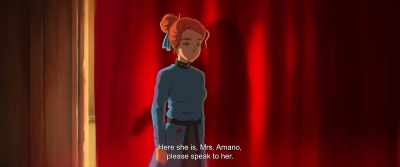 There she is!
Please talk to her, Mrs. Amano. - The Glassworker