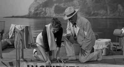 There he is. See him? - Creature from the Black Lagoon