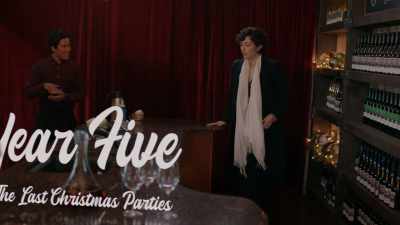 There she is.
So... opening night. - The 5-Year Christmas Party