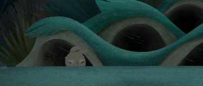 There she is!
Still out in the storm! - Puffin Rock and the New Friends