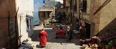 There he is! Stop! - The Adventures of Tintin