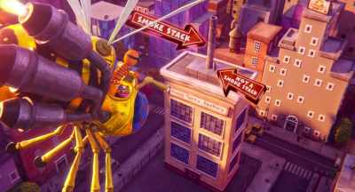 There it is,
the Living Spray Factory. - Dog Man