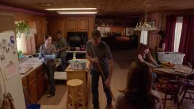 There she is. Thought you were
trying to avoid family chore day. - The Unsettling