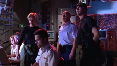 There! Isolate that area
and digitally enhance. - Stargate SG-1