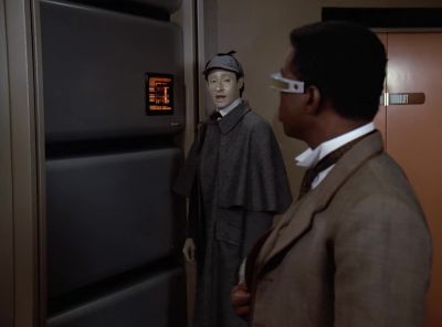 There. I've instructed the computer
to give us a Holmes-type problem, - Star Trek: The Next Generation