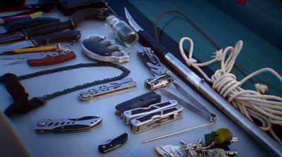There was just a whole
arsenal of weapons. - The United States of Insanity