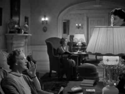 - There, he just put his light out.
- I wish he'd put his whistle out. - Theodora Goes Wild