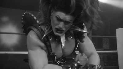 There was like this neanderthal
forehead, a unibrow, - The Boulet Brothers' Dragula: Titans