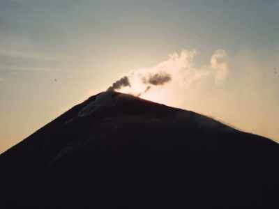 There may be signs
before an eruption, - Fire of Love