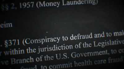 There were money laundering
charges as well - The Crime of the Century