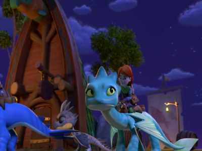 There must be a reason he's here.
Most dragons avoid humans. - Dragons: Rescue Riders