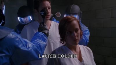 There must be some mistake. I signed up
for the aromatherapy treatment. - The X-Files