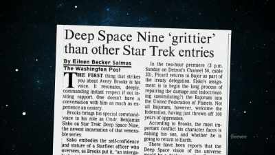There is no klingon, romulan,
cardassian to fall back on. - The Center Seat: 55 Years of Star Trek