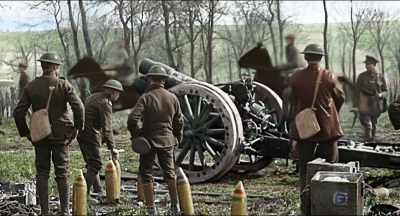 There was no motorised transport
for guns. - They Shall Not Grow Old