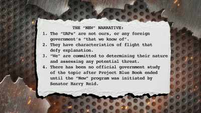 There was no official
government study of the topic - Accidental Truth: UFO Revelations
