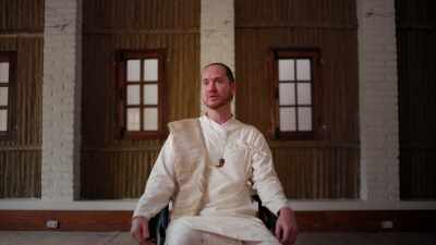There was no way a
leader could really avoid - Krishnas: Gurus. Karma. Murder.