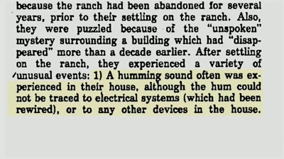 There was noise coming
from in this area at night, - Beyond Skinwalker Ranch