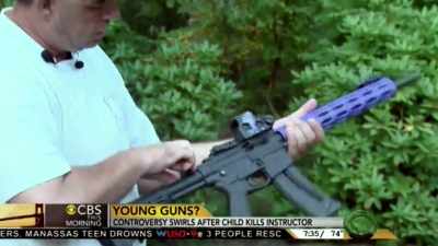 There is nothing exceptionally
high-powered about an AR-15. - Who Is America?