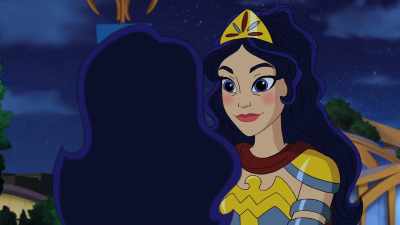 There is nothing more regal than standing up - DC Super Hero Girls: Intergalactic Games