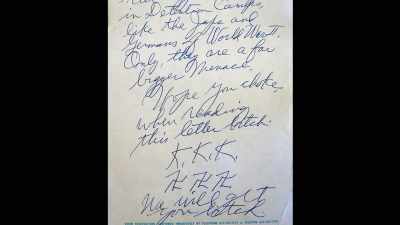 There was one case
that they did talk - Raise Hell: The Life & Times of Molly Ivins