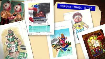 There was one
with a little girl being - 30 Years of Garbage: The Garbage Pail Kids Story
