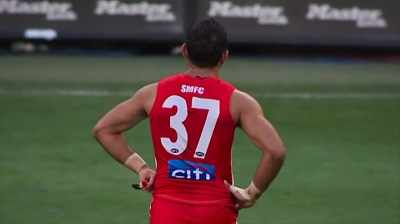 There was only a few
minutes to go in the game, - The Australian Dream