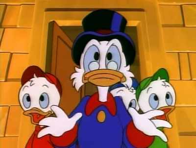 There were only three spots
on the boat, - DuckTales