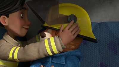 There. Paddington Brown,
honorary fire bear. - The Adventures of Paddington