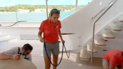 There'’s always
one champagne glass - Below Deck Sailing Yacht