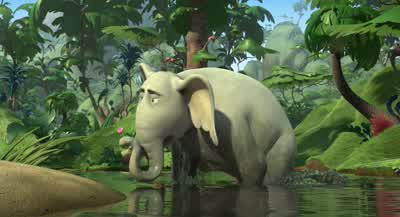 There. Now you're safe. I know I heard you say something. I just know it. Where are you? - Horton Hears a Who!