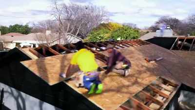 There was some hail damage,
there was some freeze damage. - Renovation Impossible