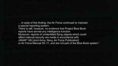 "There is still,
however, no evidence - Project Blue Book Exposed