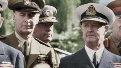 
There were tensions between the Americans and the British - Greatest Events of World War II in Colour