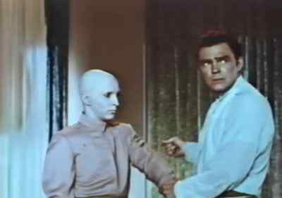 There, that's how much of a man he is. - The Creation of the Humanoids