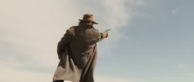 -There. -There? -My bullet. -La Boeuf: Your bullet? - True Grit